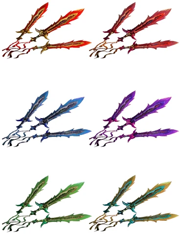 Rank 7 and Special Weapon Dye Gallery