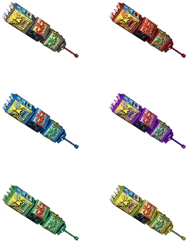 Rank 7 and Special Weapon Dye Gallery