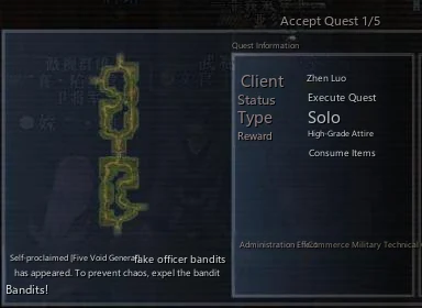 Five Void General appears